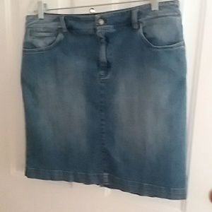 Jones Stretch Denim Skirt